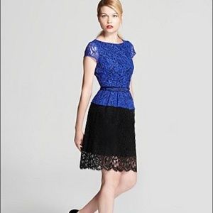 New Never worn Nanette Lepore lace dress with belt